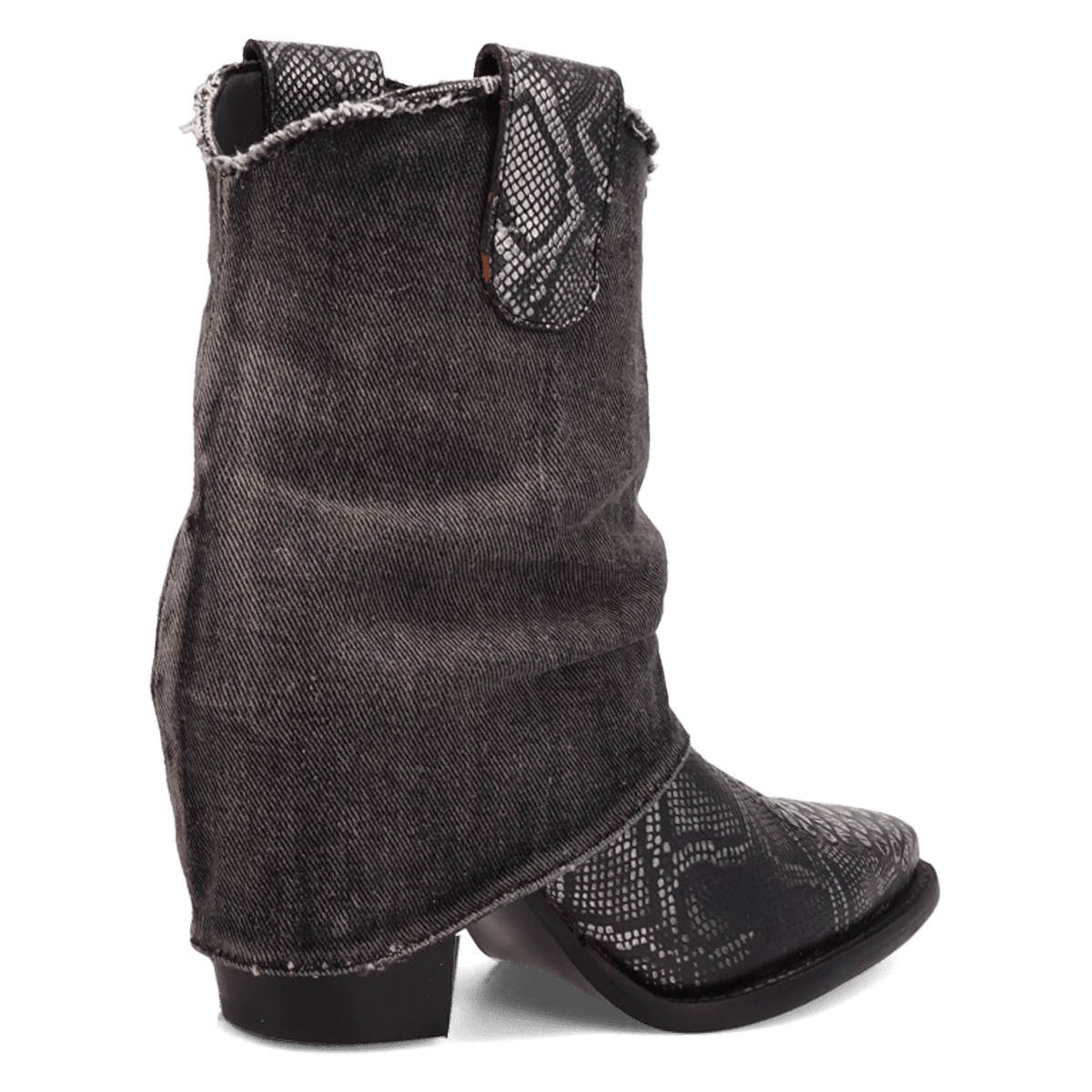 DENIM DREAM LEATHER BOOTIE