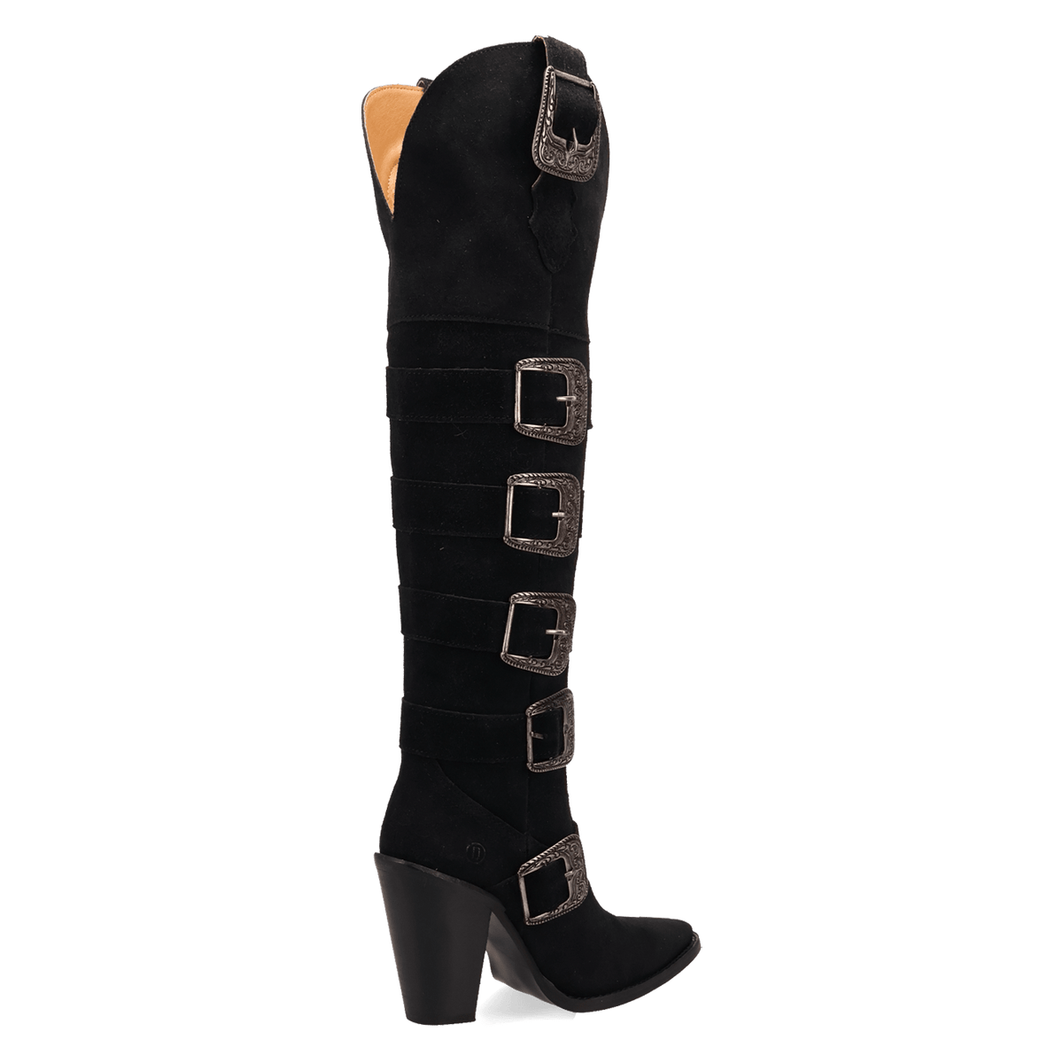 BUCKED OFF LEATHER BOOT