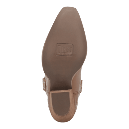 #PRIMROSE LEATHER BOOTIE