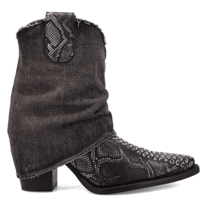 DENIM DREAM LEATHER BOOTIE