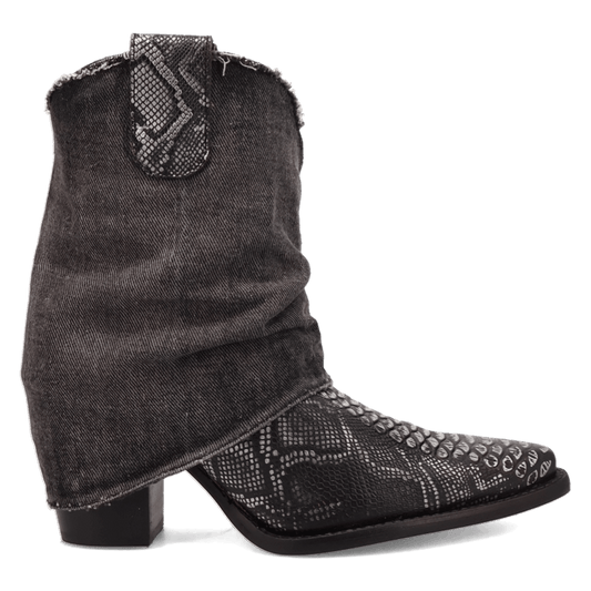 DENIM DREAM LEATHER BOOTIE