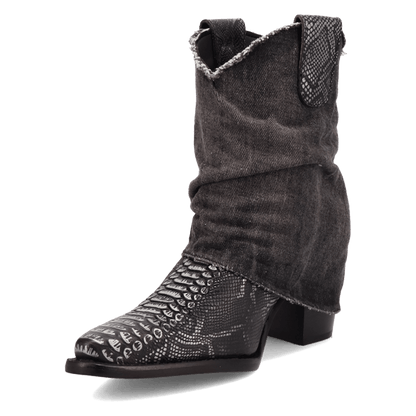 DENIM DREAM LEATHER BOOTIE