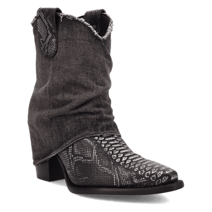 DENIM DREAM LEATHER BOOTIE