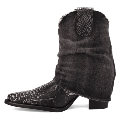 DENIM DREAM LEATHER BOOTIE