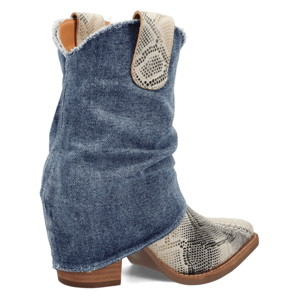 DENIM DREAM LEATHER BOOTIE