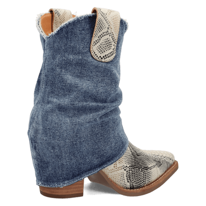 DENIM DREAM LEATHER BOOTIE