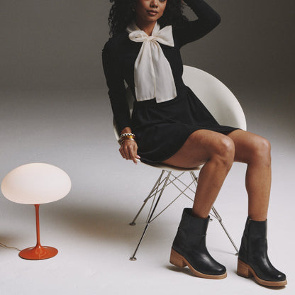 ROXY LEATHER BOOTIE