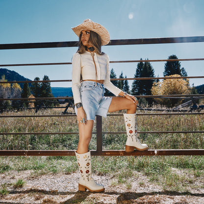 BLOOM LEATHER BOOT