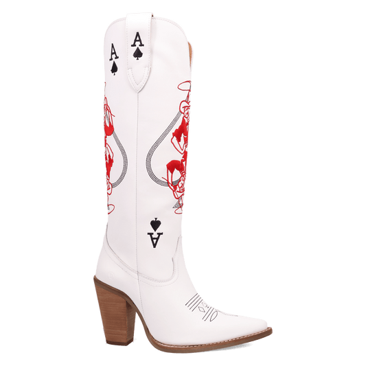 ACE OF SPADES LEATHER BOOT