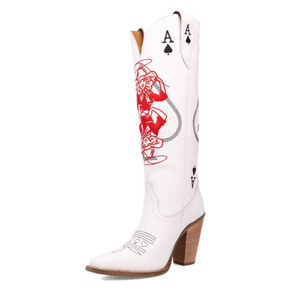 ACE OF SPADES LEATHER BOOT