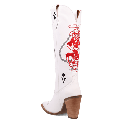 ACE OF SPADES LEATHER BOOT
