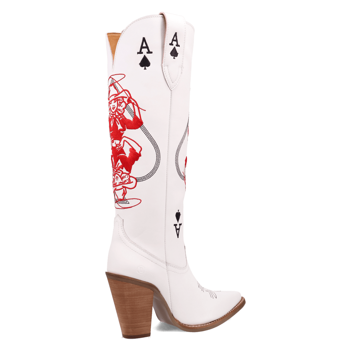 ACE OF SPADES LEATHER BOOT