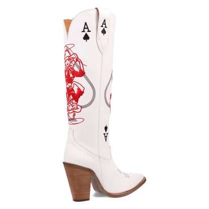 ACE OF SPADES LEATHER BOOT