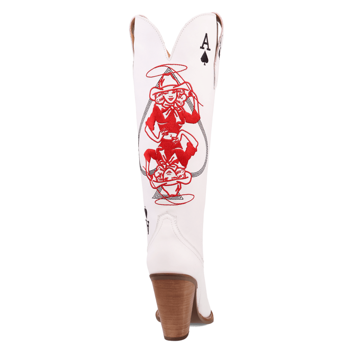 ACE OF SPADES LEATHER BOOT
