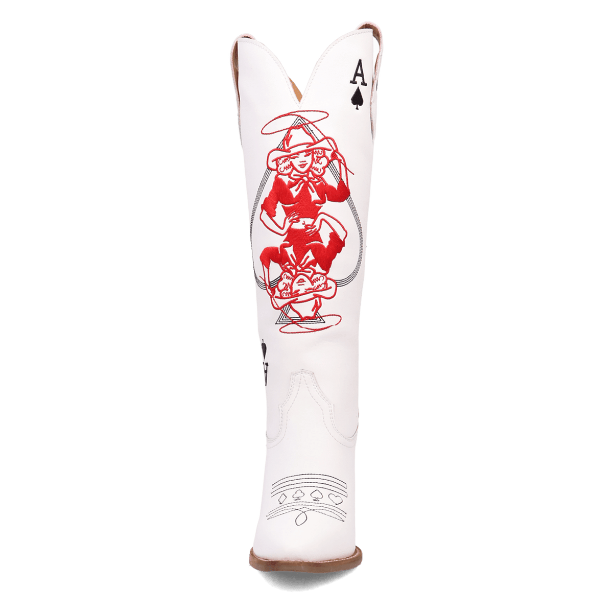 ACE OF SPADES LEATHER BOOT