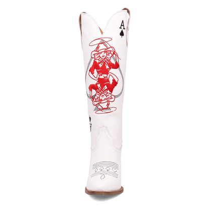 ACE OF SPADES LEATHER BOOT