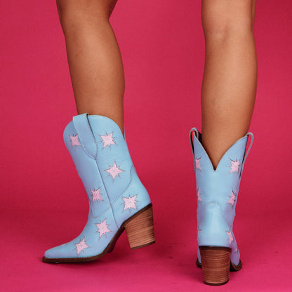 STARBURST LEATHER BOOT