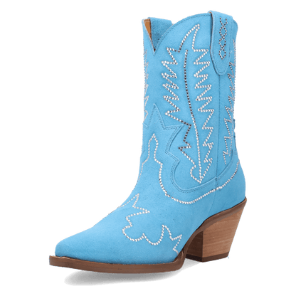 TINY PONY SUEDE LEATHER BOOTIE