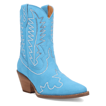TINY PONY SUEDE LEATHER BOOTIE