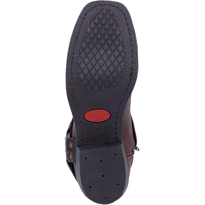 REV UP LEATHER HARNESS BOOT