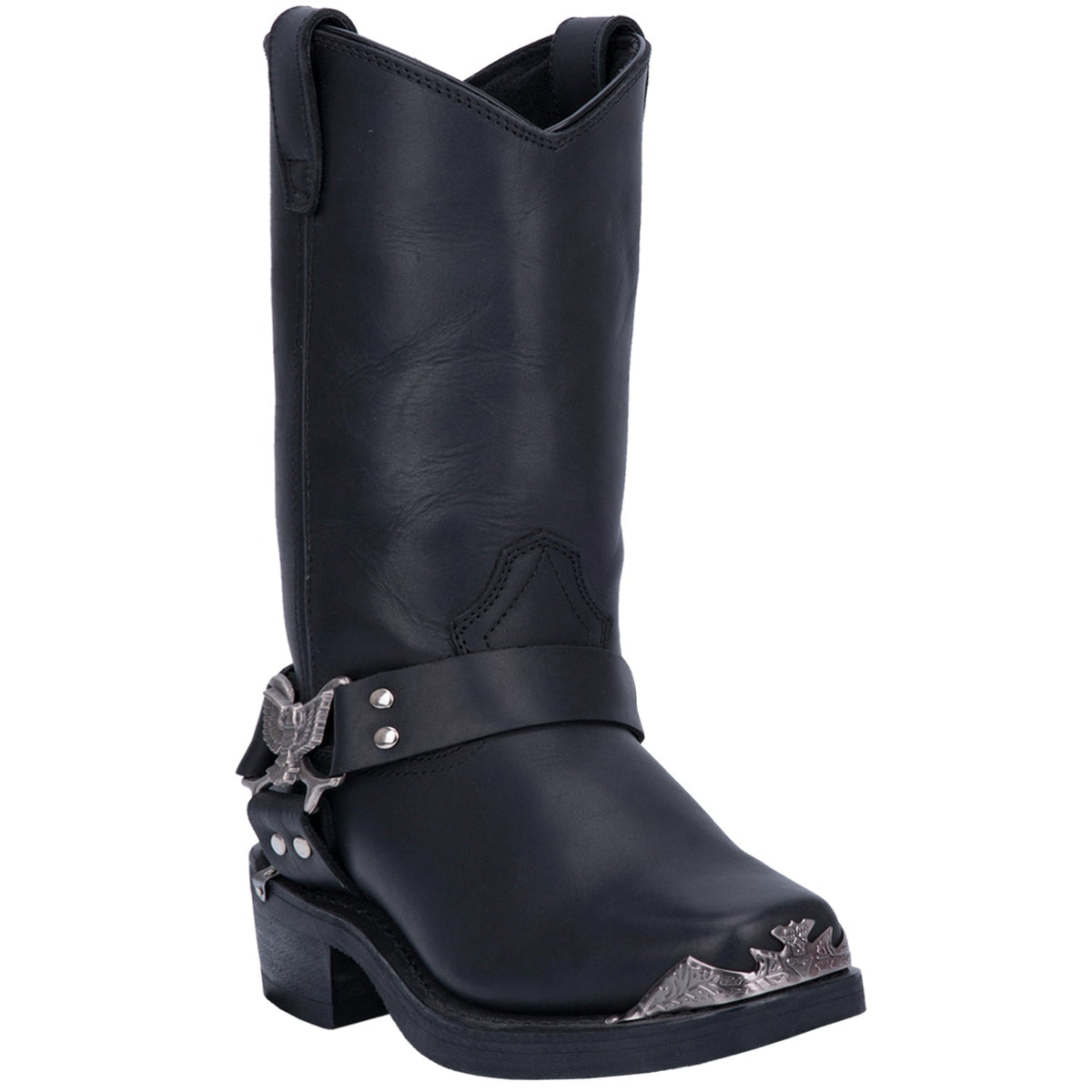 CHOPPER LEATHER HARNESS BOOT
