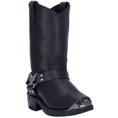 CHOPPER LEATHER HARNESS BOOT