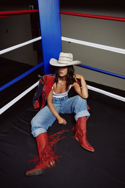 WALK WEST LEATHER BOOT