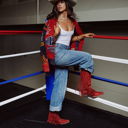 WALK WEST LEATHER BOOT