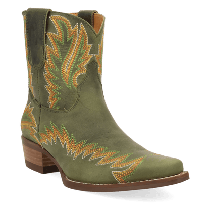 LAUREL LEATHER BOOTIE