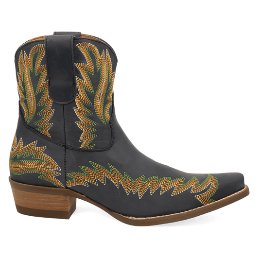 LAUREL LEATHER BOOTIE