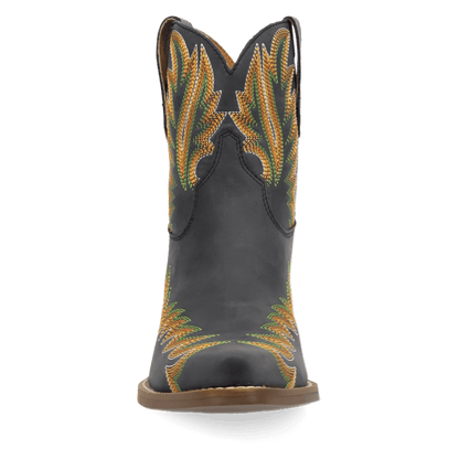 LAUREL LEATHER BOOTIE