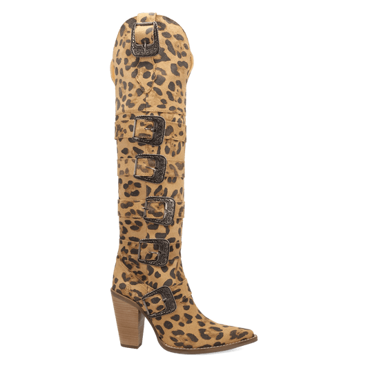 BUCKED OFF LEATHER BOOT