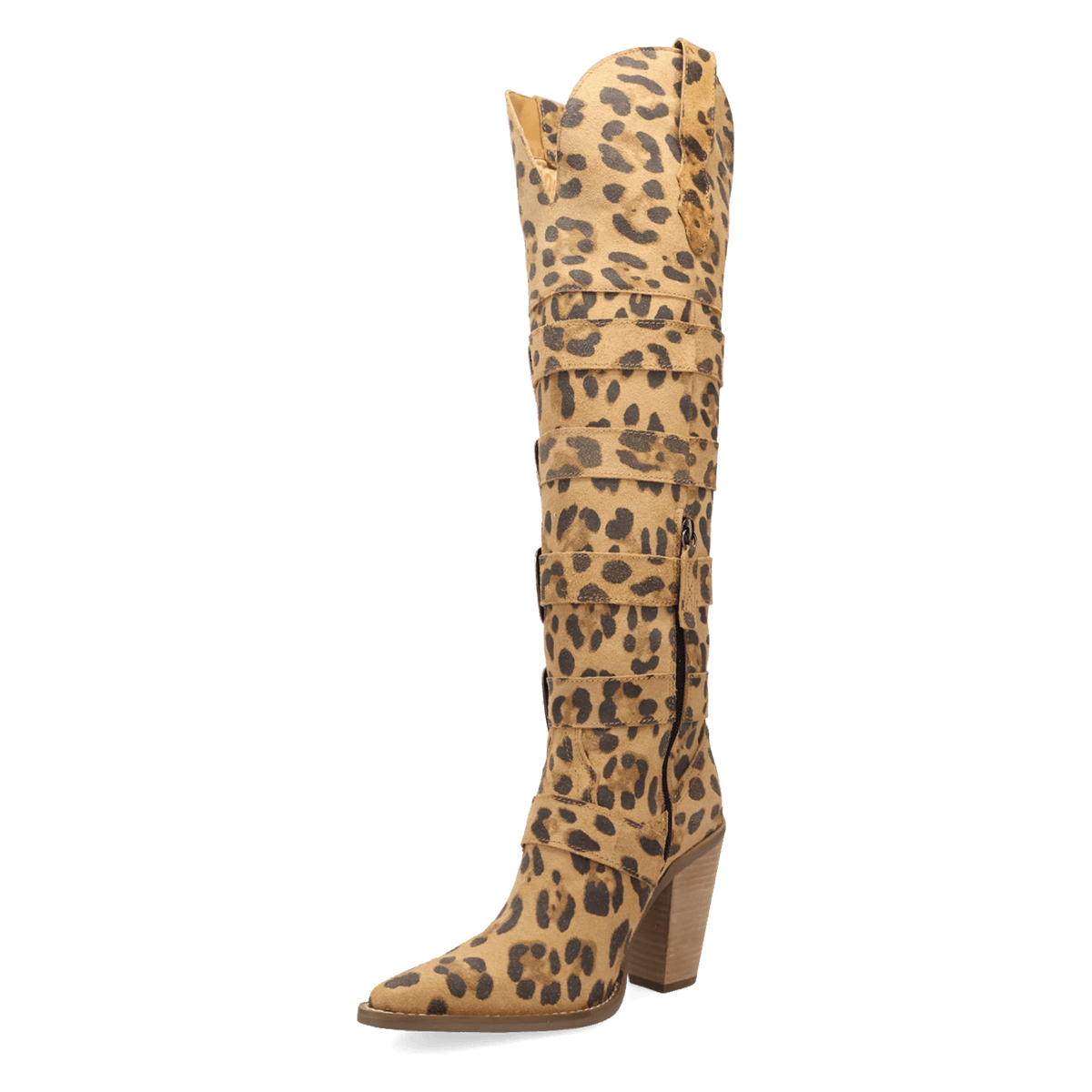 BUCKED OFF LEATHER BOOT