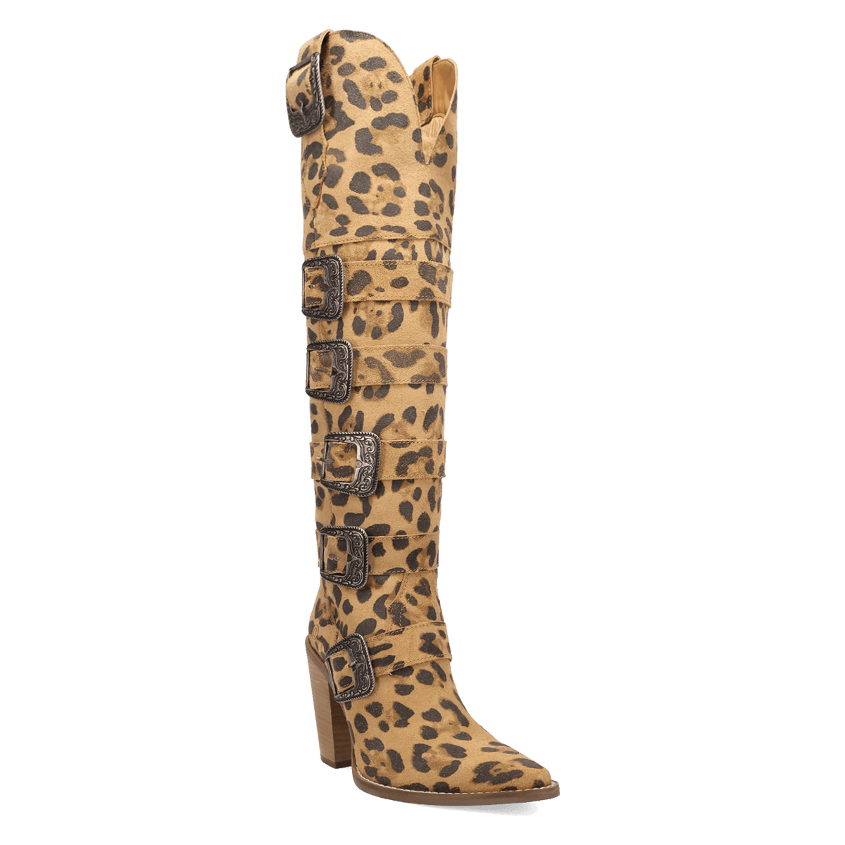 BUCKED OFF LEATHER BOOT