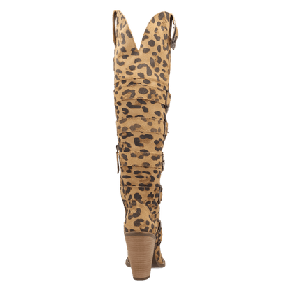 BUCKED OFF LEATHER BOOT