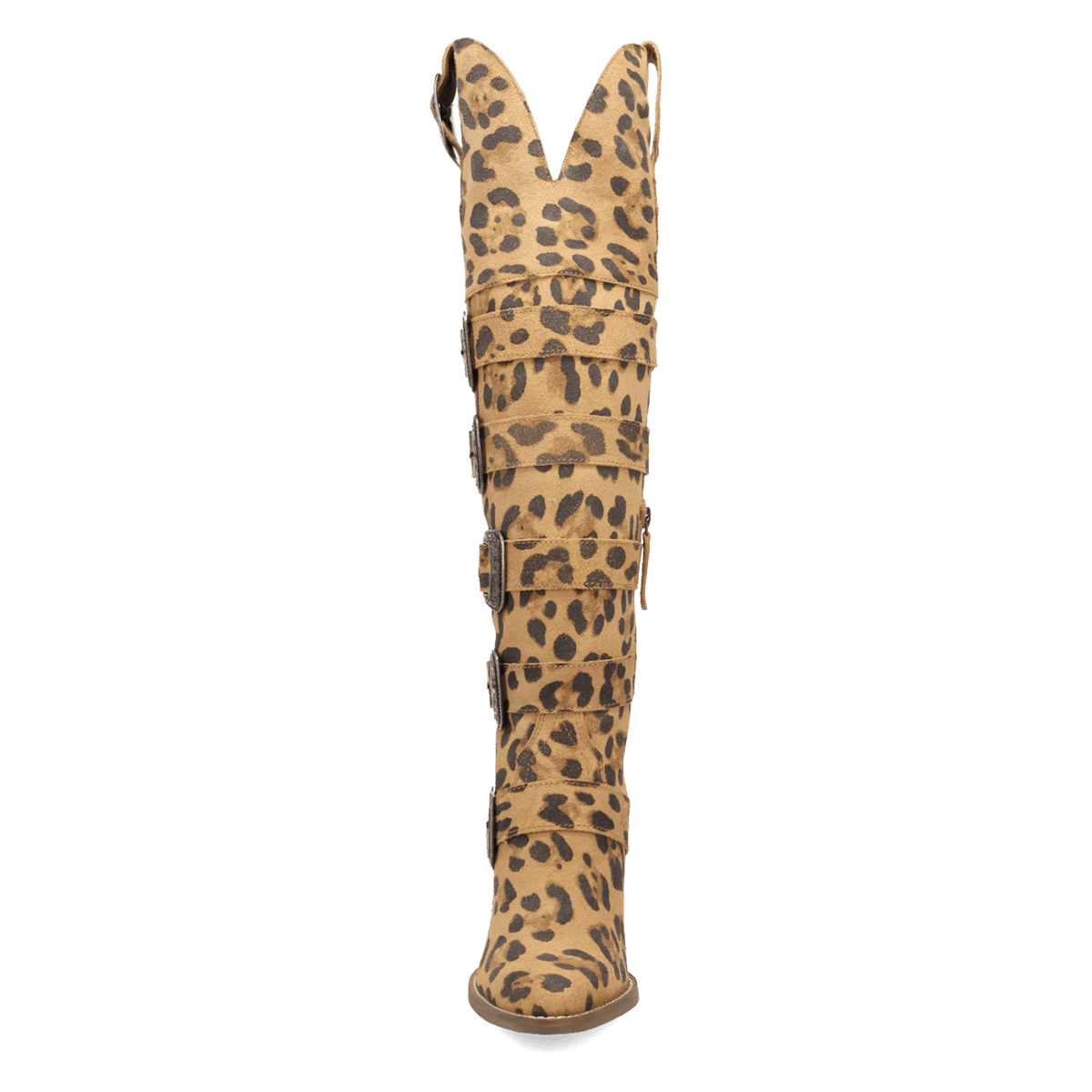 BUCKED OFF LEATHER BOOT