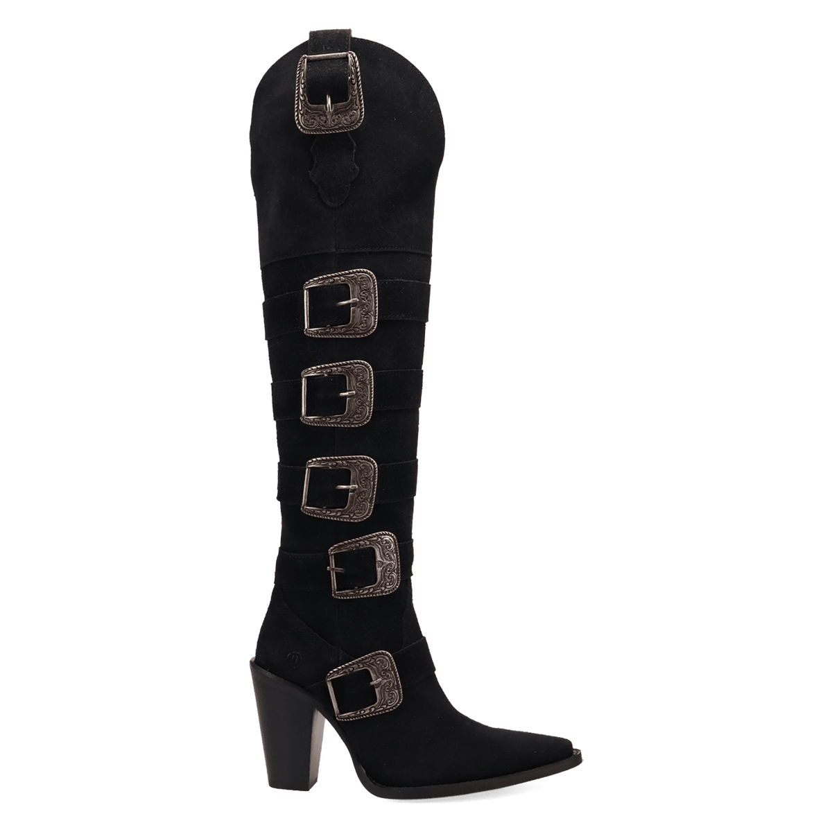 BUCKED OFF LEATHER BOOT