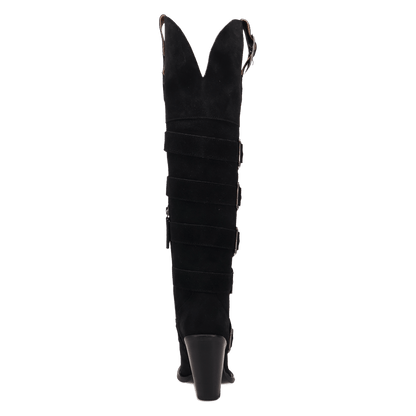 BUCKED OFF LEATHER BOOT