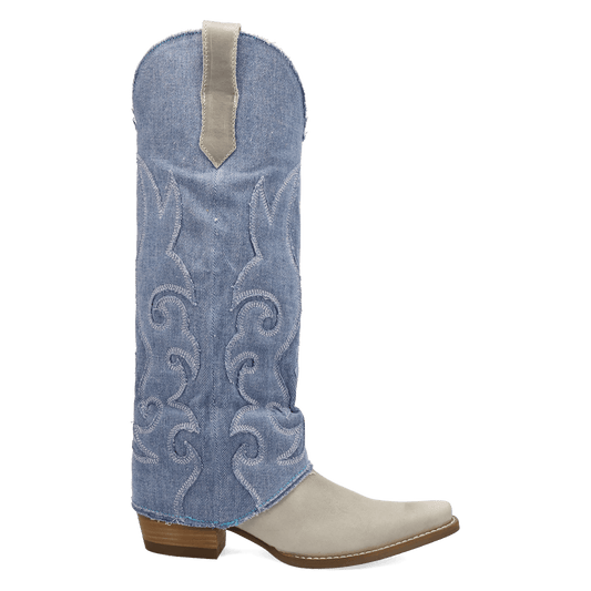 BLUE JEAN BABY LEATHER BOOT