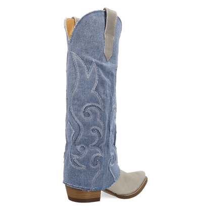 BLUE JEAN BABY LEATHER BOOT