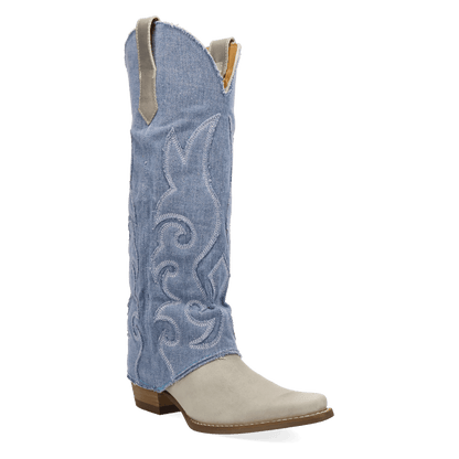 BLUE JEAN BABY LEATHER BOOT