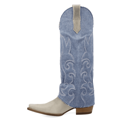 BLUE JEAN BABY LEATHER BOOT