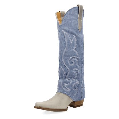 BLUE JEAN BABY LEATHER BOOT