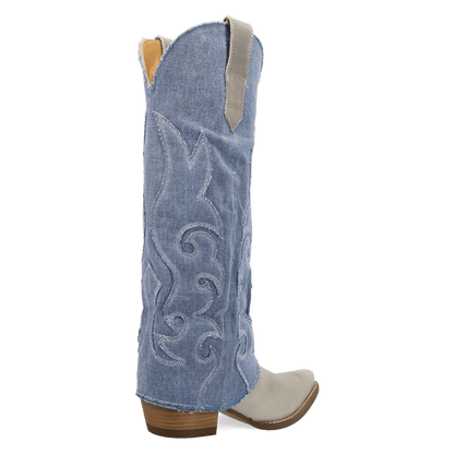 BLUE JEAN BABY LEATHER BOOT