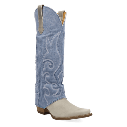 BLUE JEAN BABY LEATHER BOOT