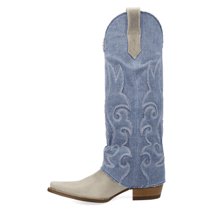 BLUE JEAN BABY LEATHER BOOT