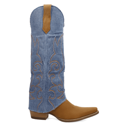 BLUE JEAN BABY LEATHER BOOT