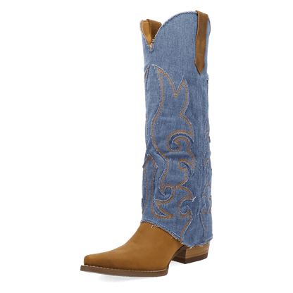 BLUE JEAN BABY LEATHER BOOT