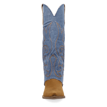 BLUE JEAN BABY LEATHER BOOT