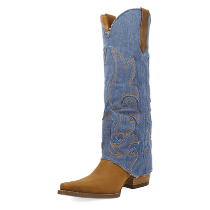 BLUE JEAN BABY LEATHER BOOT